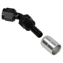 Krimp Slanganslutning 45° AN16 QSP Products